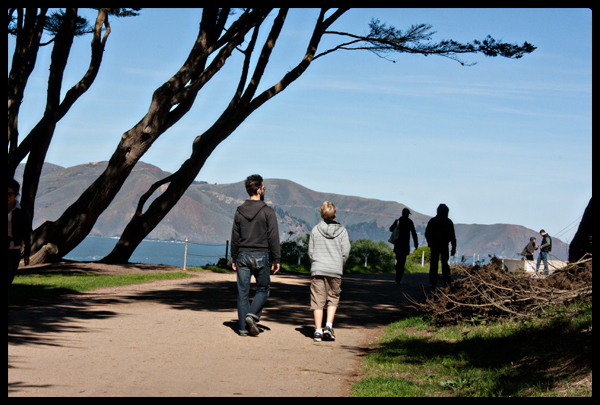 Alex and Quinn Hiking