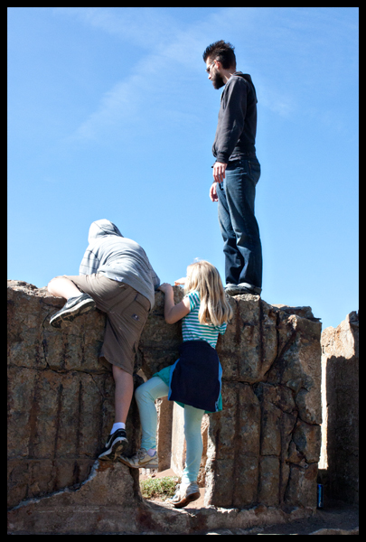 Climbing Sutro Bath Ruins