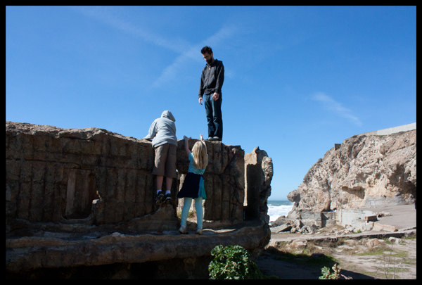 Climbing Sutro Bath Ruins
