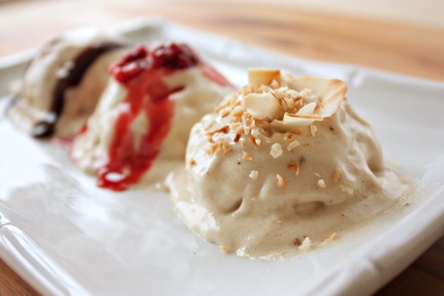 Toasted Coconut Banana Vegan Ice Cream
