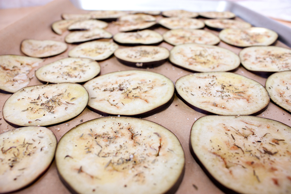 eggplant slices