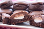 Vegan Chocolate Marshmallow Surprise Cookies