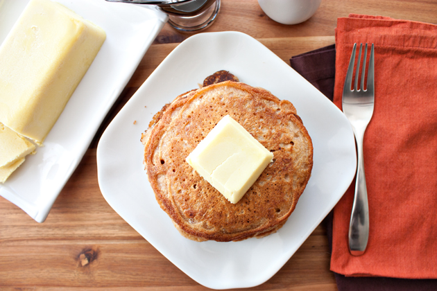 Vegan Pancakes with Palm Oil Free Butter