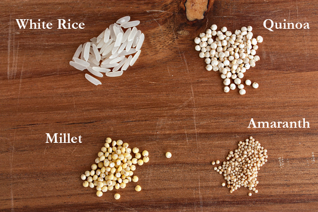 Amaranth Size Comparison