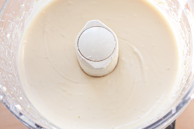 Cheesecake Lime Bars Blended Filling