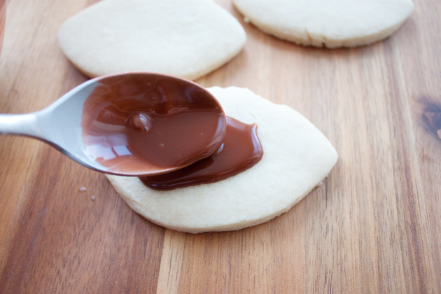 Frosting Football Cut-Out Cookie