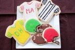 Football Cut Out Cookies