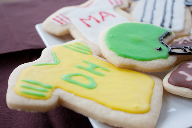 Football Jersey Vegan Cut-Out Sugar Cookies