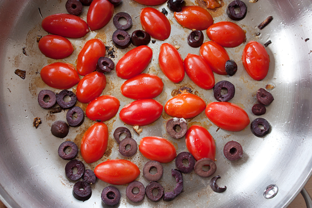 Sauteed Tomatoes and Olives